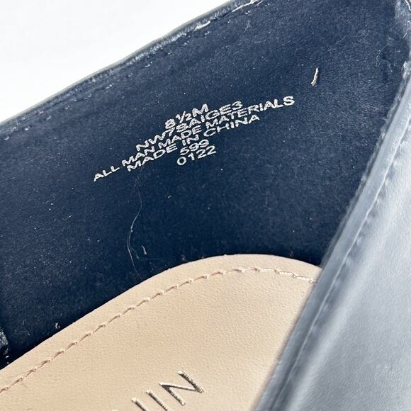 Nine West SAIGE D’Orsay Flats 8.5 NWOT Black Point Toe Capsule - Picture 3 of 7